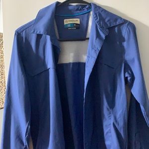 Button down Magellan outdoors semi fitted
